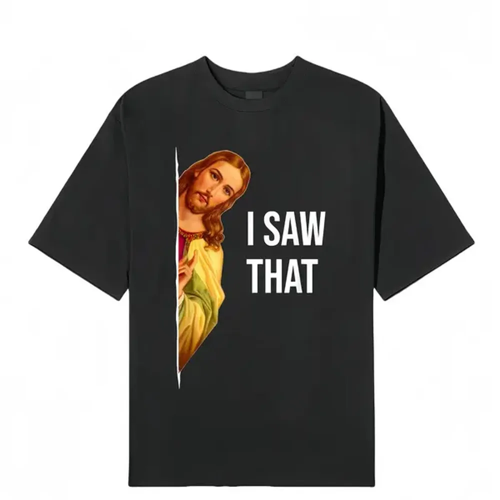 Short Sleeve Bowling Shirt Retro - T-shirt da uomo retrò con meme