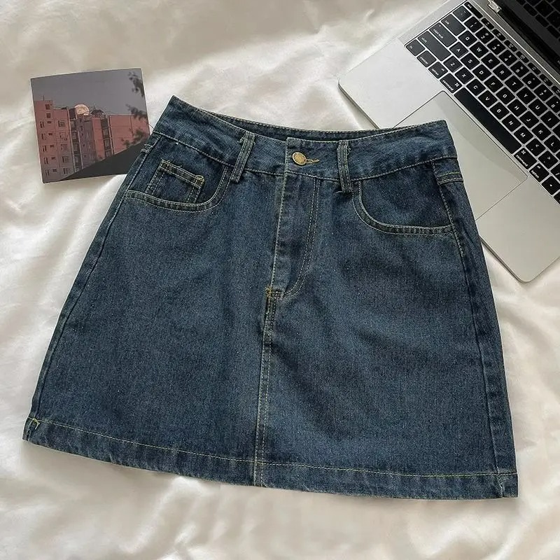 Jackets - Set gonna in denim Y2K: giacca