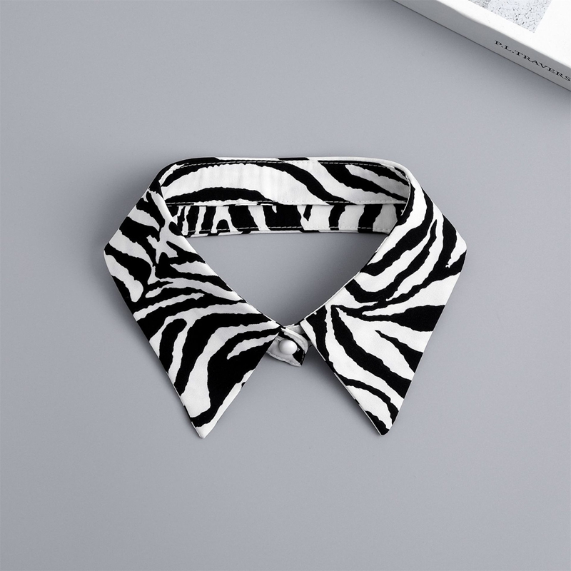 Shirts - Colletto Staccabile a Righe alla Moda,