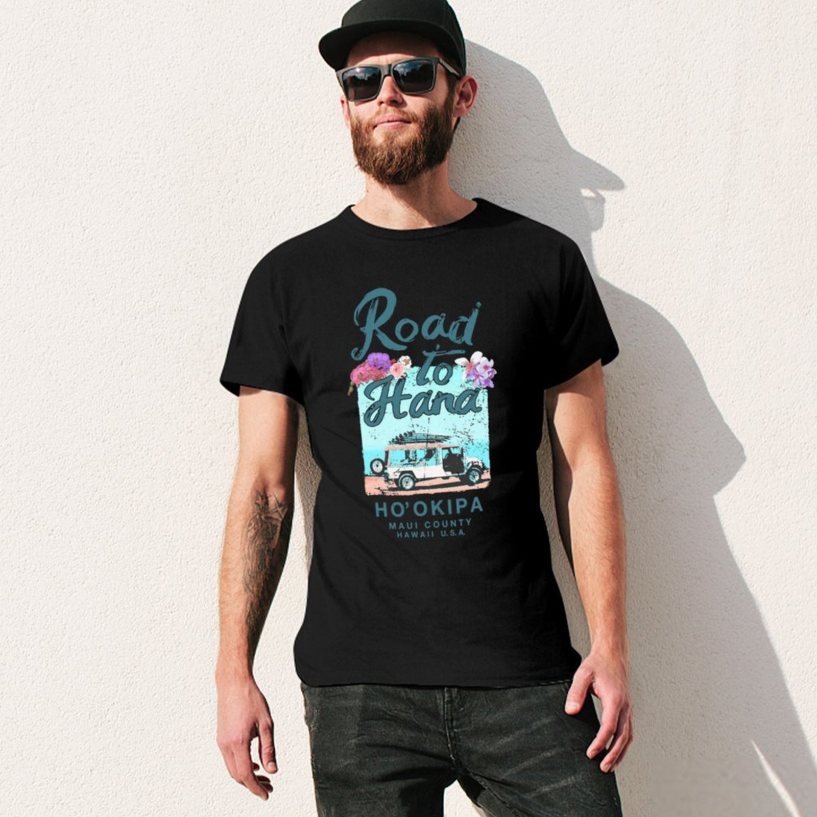 Road to Hana Maui Hawaii T-shi - Vintage Hawaiian Floral Shirt recensione e prezzo
