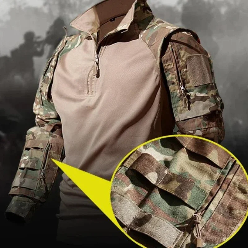 Nuova Tuta Tattica da Uomo, Ab - Tactical Military Shirt Cargo recensione e prezzo
