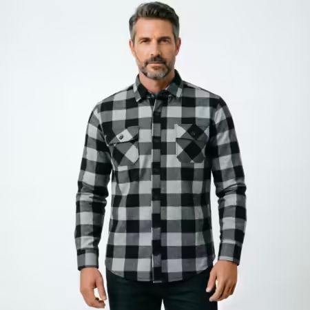 Camicia a Quadri Pesante Stile - Flannel Plaid Shirt Heavy Weight recensione e prezzo