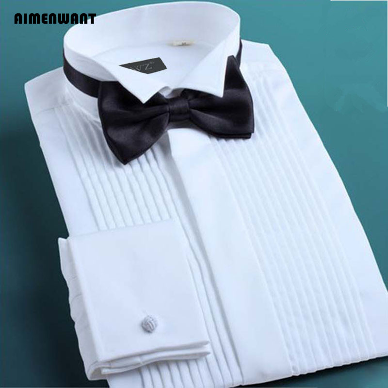 AIMENWANT 2024 camicie da smok - Mandarin Collar Formal Shirt Slim Fit recensione e prezzo